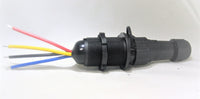 Waterproof 4 Pin Wire Terminal Solar Dash Connector Marine 12 Volt Plug Socket #cn2