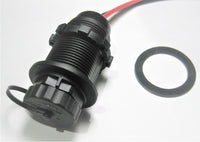 Panel Waterproof Two 2 Pin Connector Wire Terminal Marine Connector Marine  w/ Boot 12V #cn1/sbpn