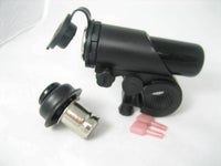 Motorcycle 12 V Lighter Power Outlet Cigarette Socket Handlebar Mount Plug Boot - 12-vtechnology