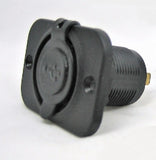 Waterproof USB Charger 4.8A Waterproof Sealing Cap Dual Plug Socket Boat No LED #PA+#SW/HRNA - 12-vtechnology