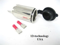 Pop Out Plug + Cigarette Cigar Lighter Socket Outlet 12 Volt +boots Motorcycle - 12-vtechnology