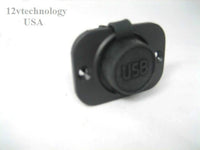 USB Charger Adapter Plug Boot Socket 12 V Outlet Power Motorcycles iPhone - 12-vtechnology