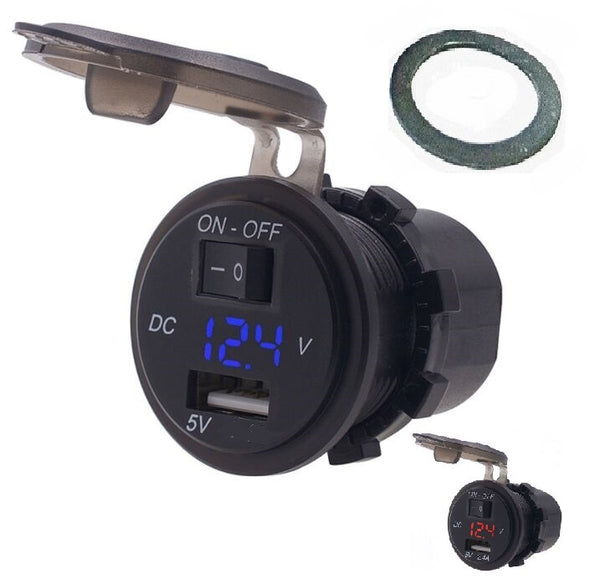 PA012 Dual Port USB Power Adapter and Voltmeter – Rocky Creek Designs US