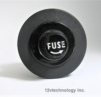 Labeled Mount Fuse Holder w/Fuse Plug Socket 15A at 12V Fuse Replacement  #fss15/LBL/sw