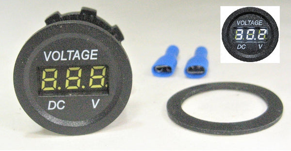 High Voltage Voltmeter To 60V: 12V, 24V, 36V, 48V, 60V, DC White