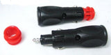2X Add 12X Lighter Plug Hella BMW Powerlet German DIN Converter Adapter Motorcycle #2Bplgk